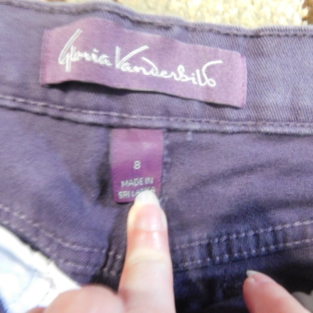 Purple Gloria Vanderbilt Amanda Jean - Picture 5 of 5
